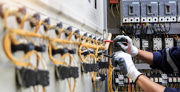Professional Electrician technician working in Castroville, TX